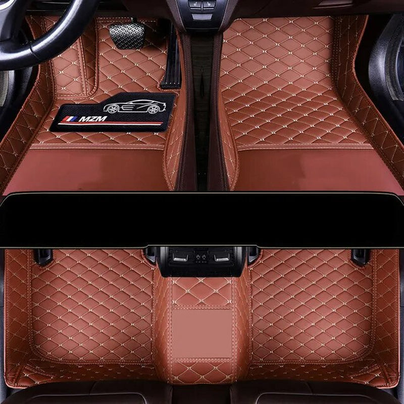 Thicken Leather Car Floor Mat for Suzuki Swift Jimny Grand Vitara Sx4 Ignis Samurai Baleno Liana Rugs Carpets Accessories